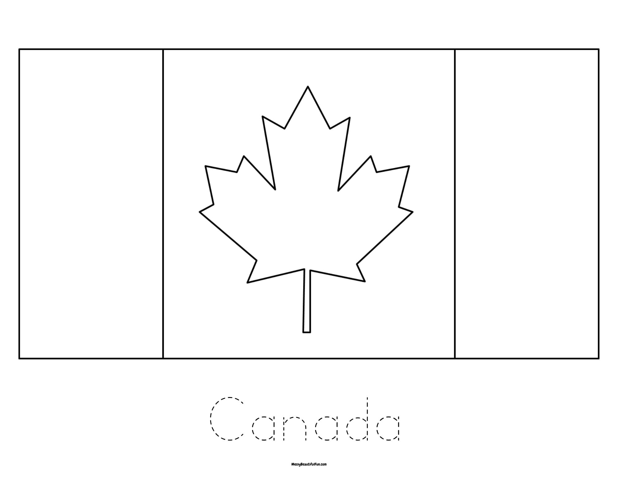 Flags of canada and provinces coloring pages plus design your own flag project download now