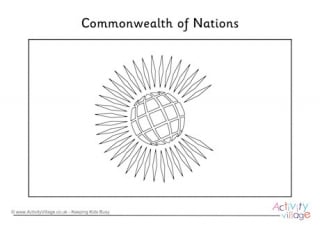 Flags of the mmonwealth louring pages