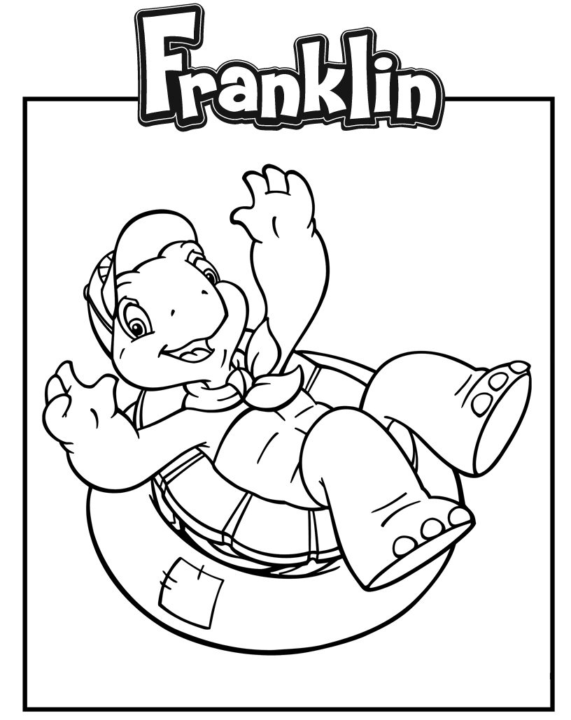 Free franklin drawing to print and color