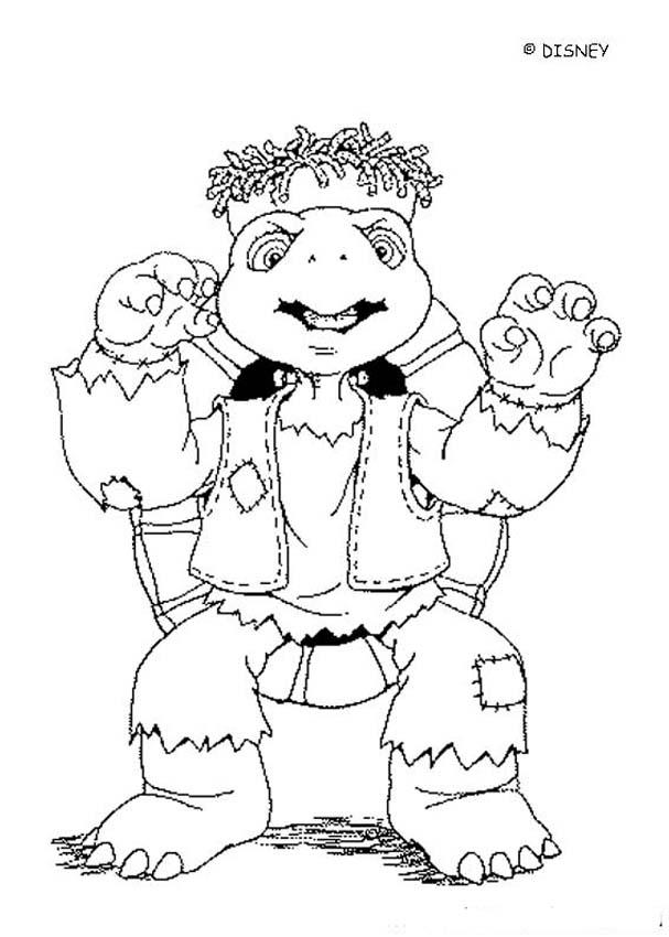Halloween franklin coloring pages