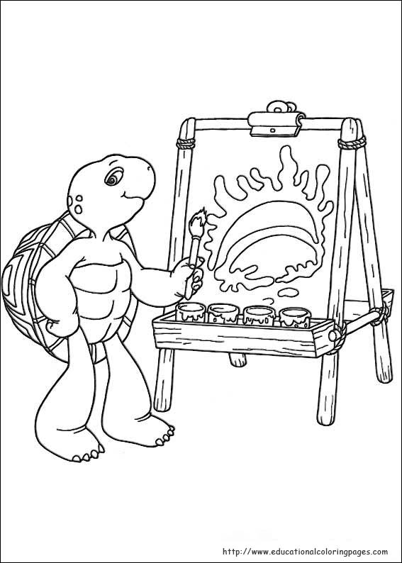 Franklin coloring pages