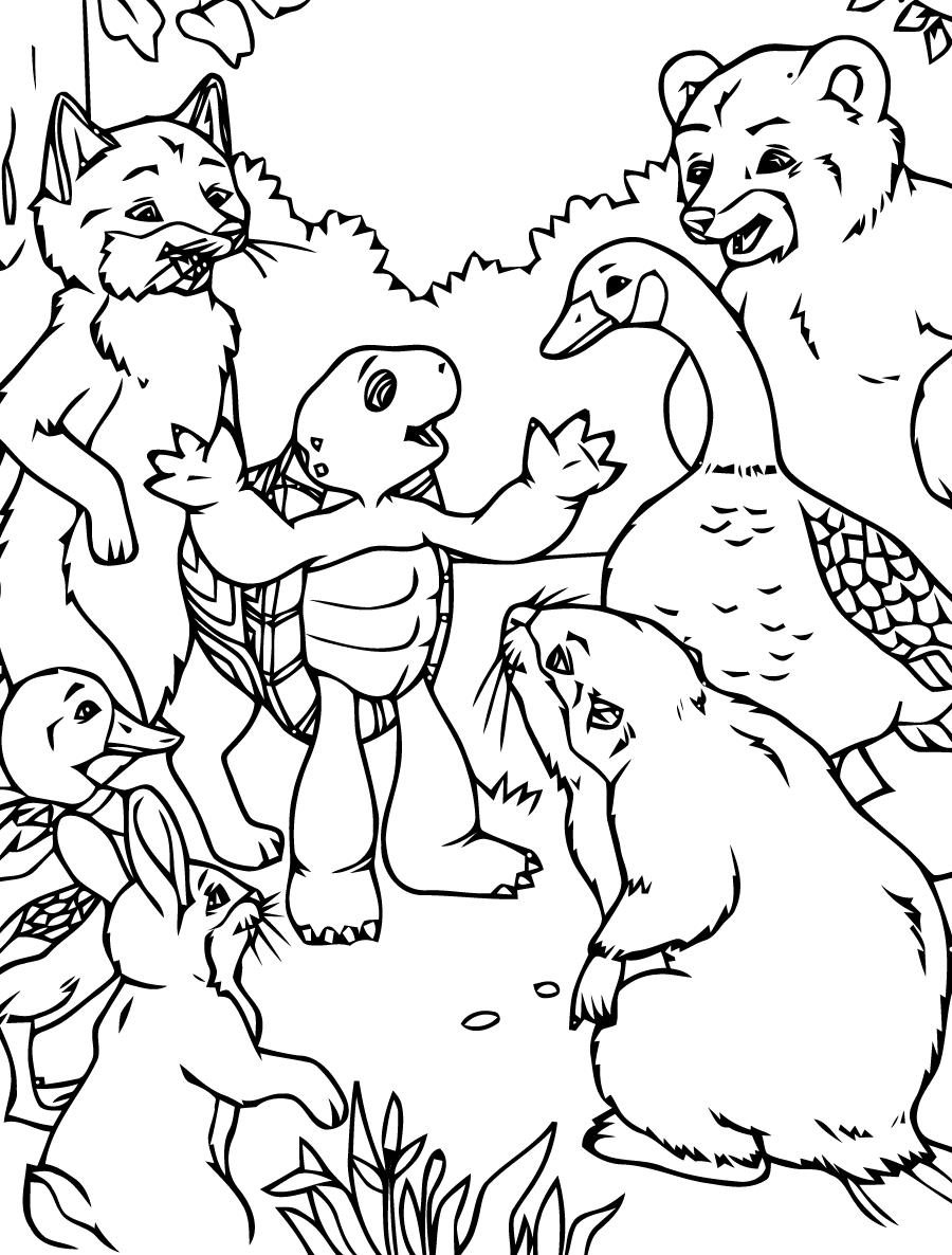 Free franklin drawing to print and color