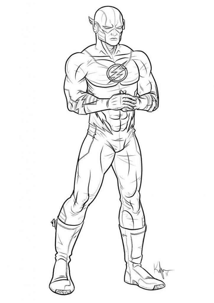 Flash coloring pages