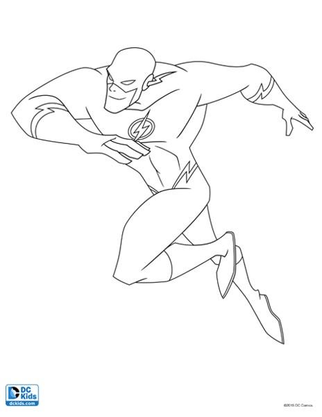 The flash para colorear coloring pages coloring pages for kids the flash