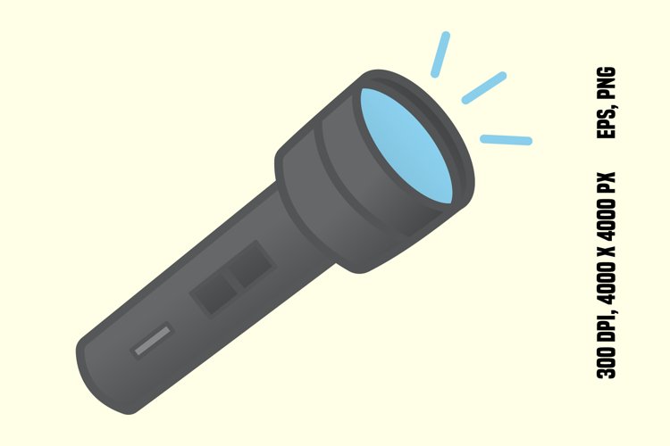 Cartoon camping flashlight