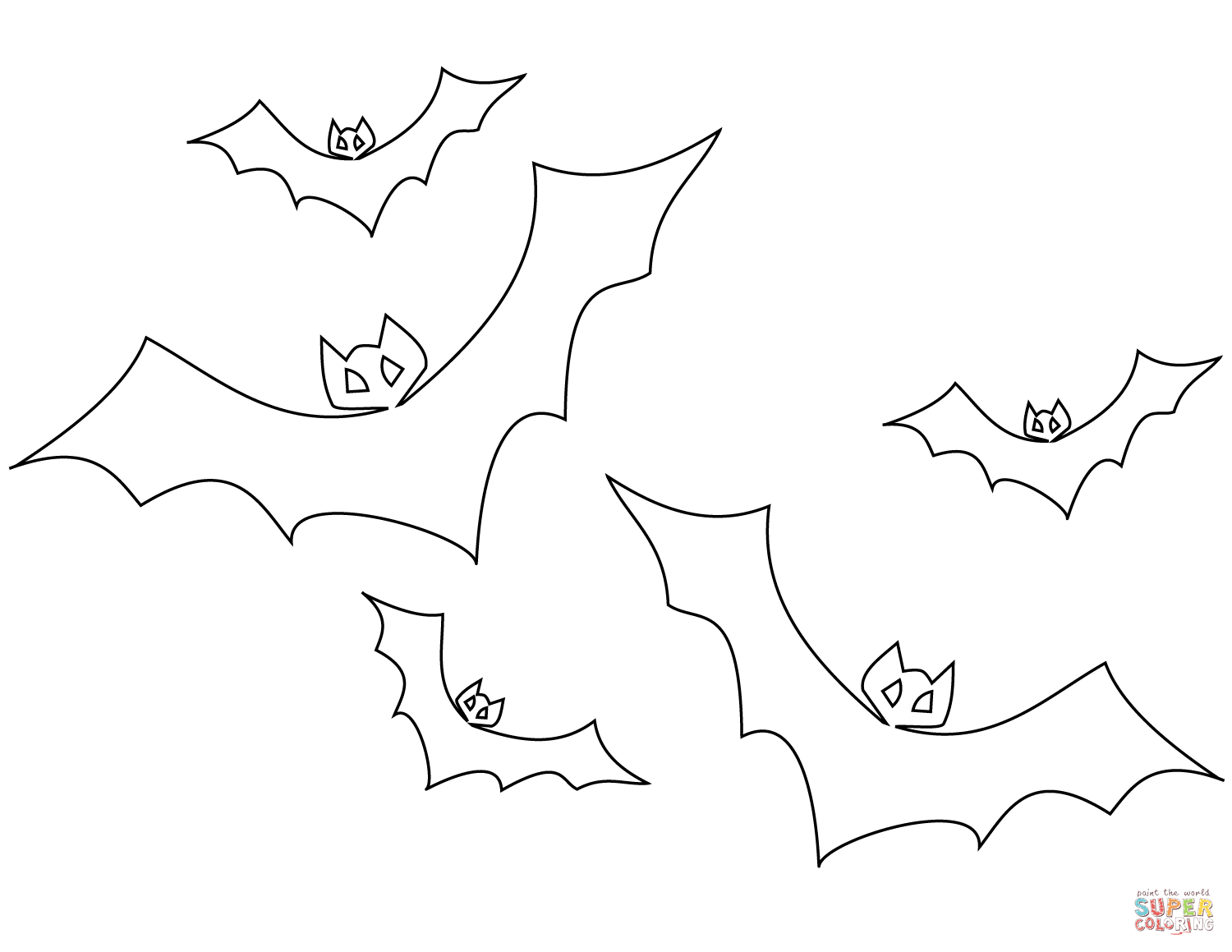 Ausmalbild fledermaus im flug ausmalbilder kostenlos zum ausdrucken