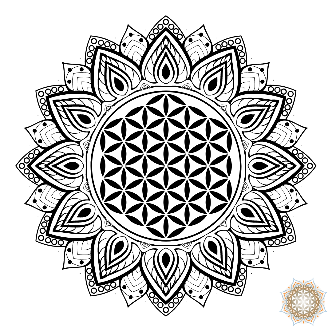 Fleur de vie ã imprimer