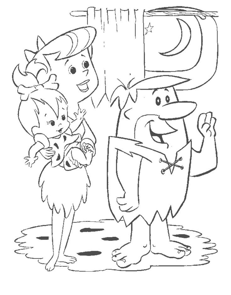 Flintstones coloring page pages ã colorier mignonnes pages de coloriage disney coloriage animaux
