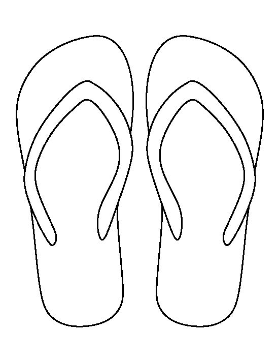 Printable flip flop template flip flop craft printable patterns string art