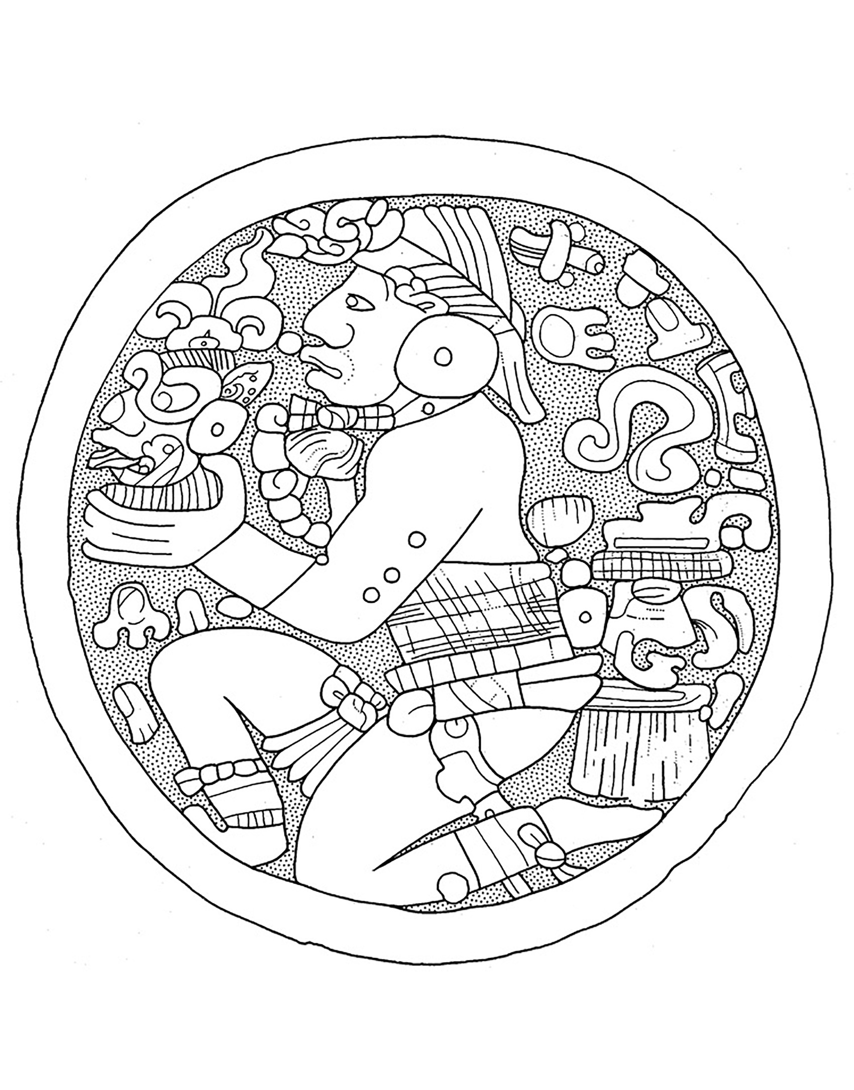 Placa de sinalizaãão mayan ear flare