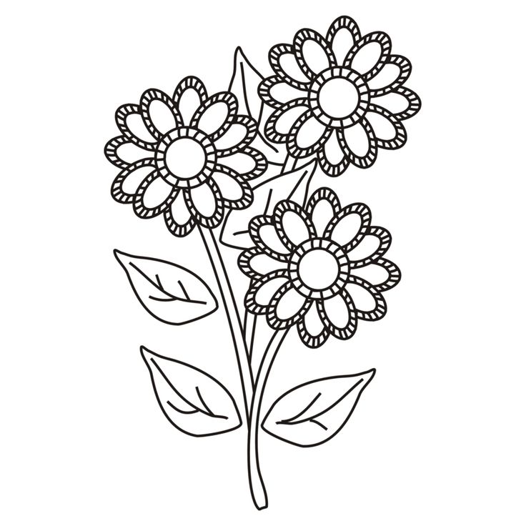 Dibujos de flor para colorear e imprimir gratis pãginas para colorear de flor dibujos de flor flor para imprimir