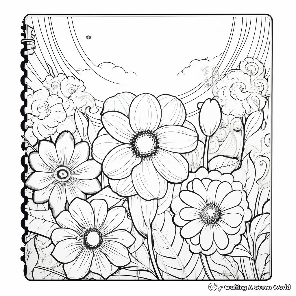 Binder cover coloring pages