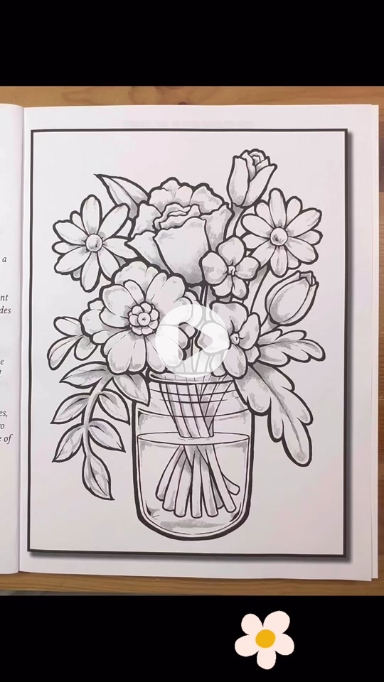 Flower coloring pages