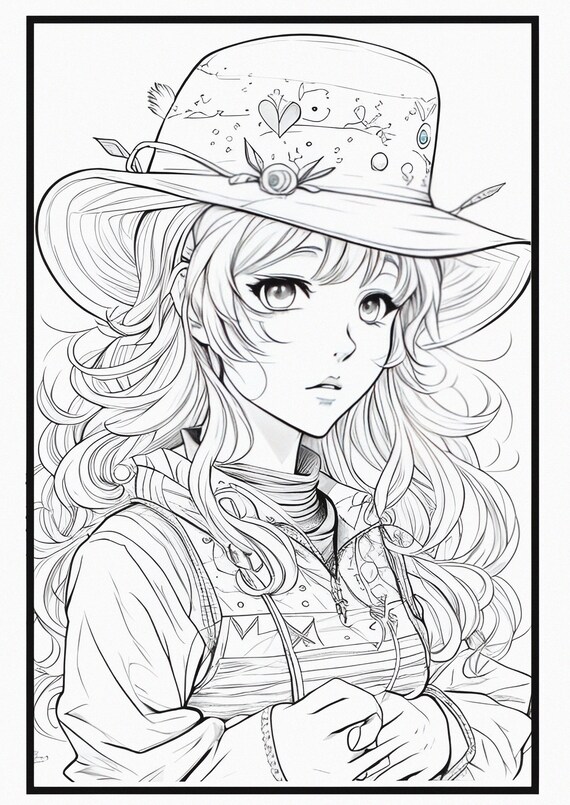 Morning dew bideshart premium coloring page printable adult women colouring pages book instant download