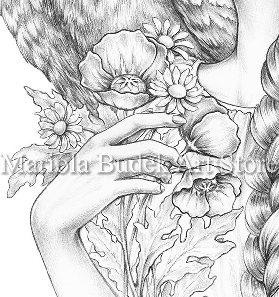 Independent poland mariola budek premium coloring page printable adult colouring pages book instant download grayscale ilustration pdf