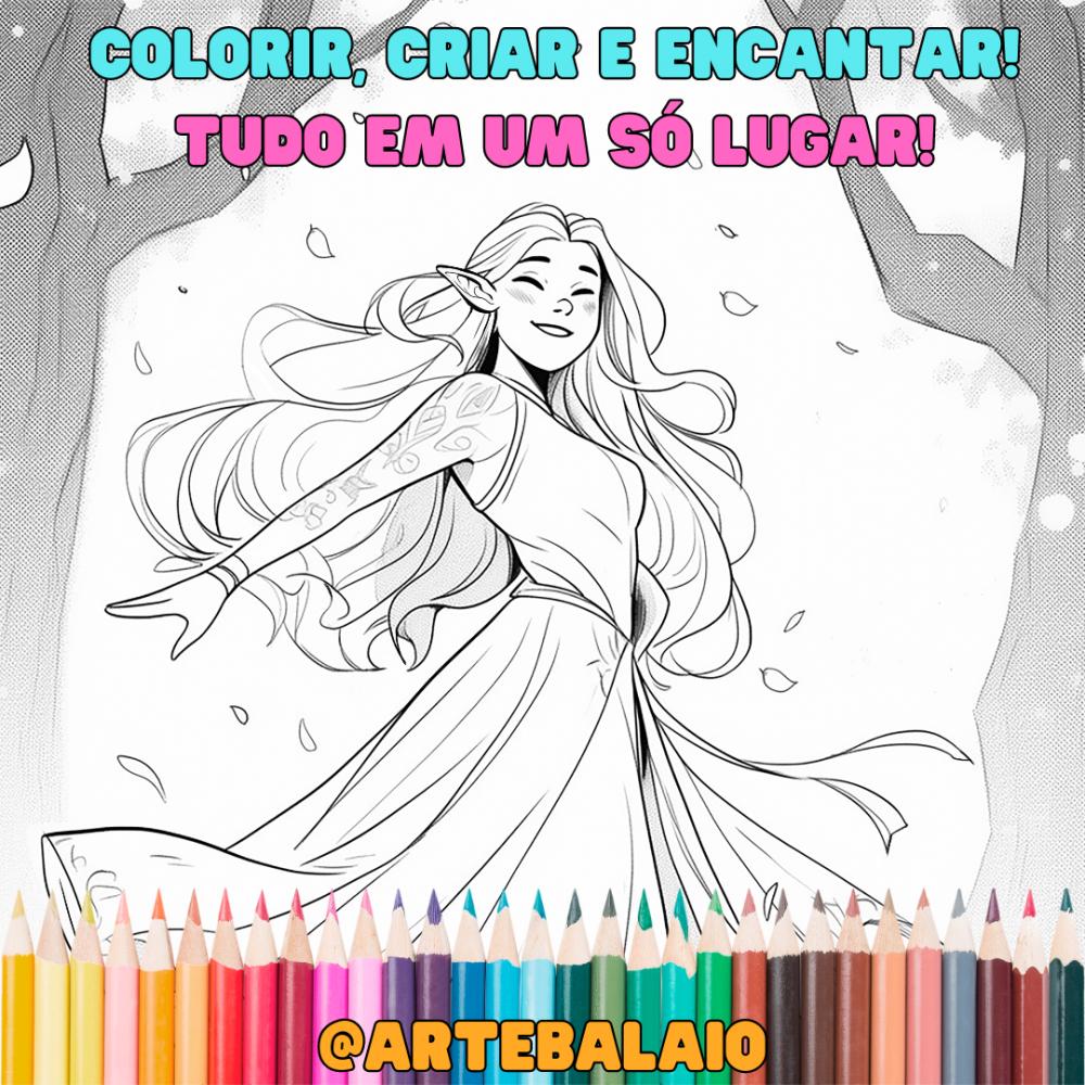 Marketplace princesas da flores para colorir
