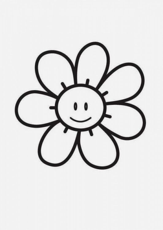 Dibujos de flor para colorear parte flor fãcil de dibujar pãginas para colorear disney pãginas para colorear para imprimir gratis
