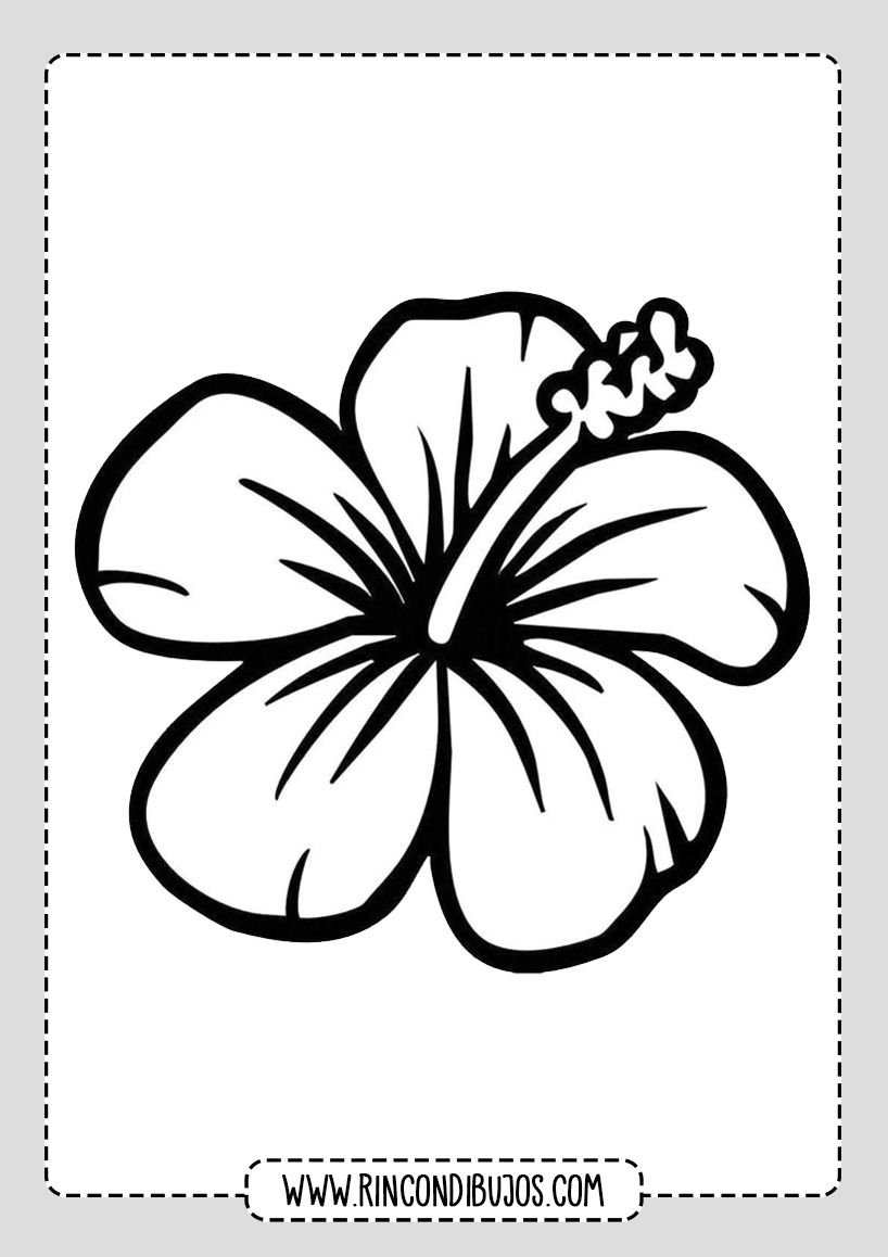 Colorear dibujos de flor bonitas