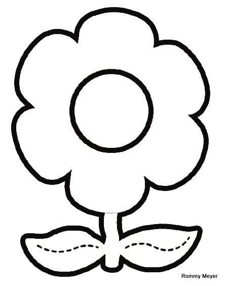 Plantillas de flores pequenas para recortar