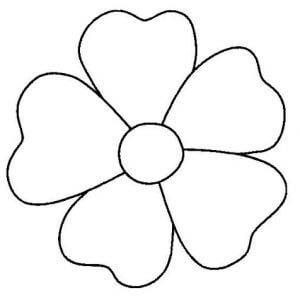 De ãdibujos de flor para imprimir y colorear gratis flor para imprimir flor facil dibujos de flor
