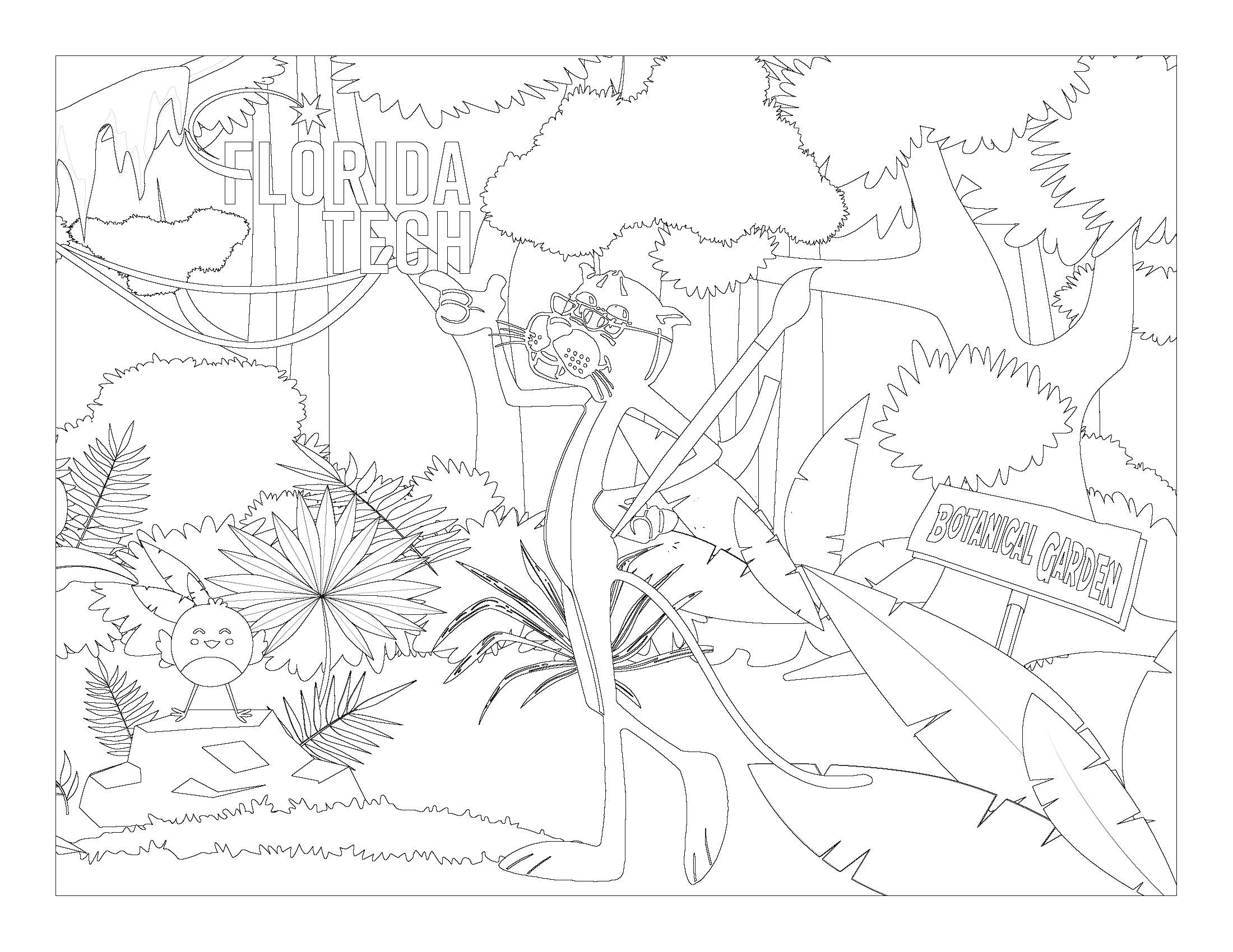 Coloring book florida tech