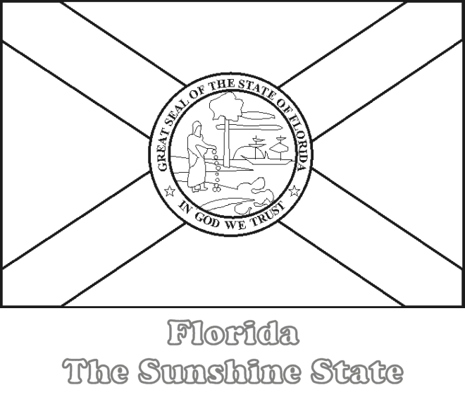 Large printable florida state flag to color from netstate florida state flag flag coloring pages coloring pages