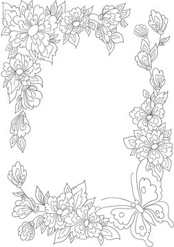 Coloring book border images â browse photos vectors and video