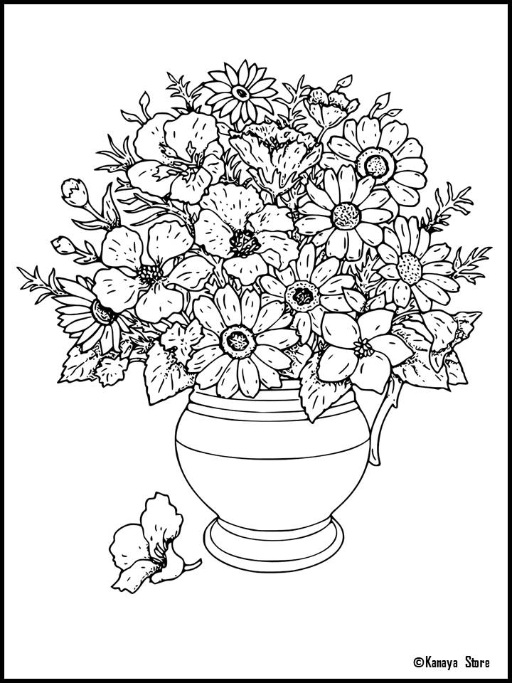 Spring flower coloring pages made by teachers