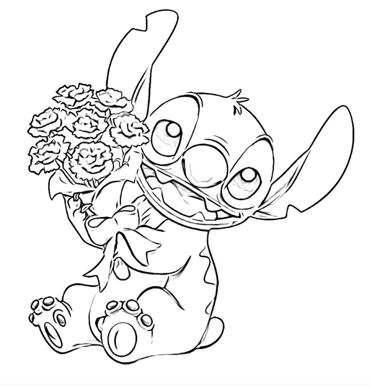 Pin by dorothãe on coloriage stitch coloring pages stitch drawing cartoon coloring pages