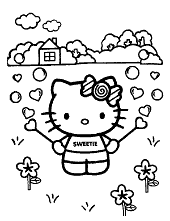 Simple hello kitty picture