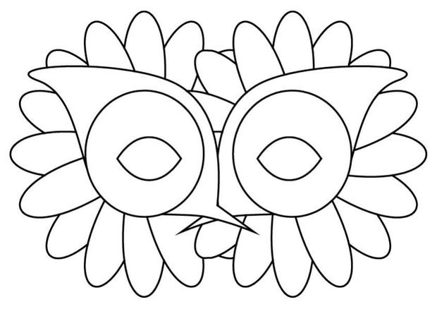 How to craft flower mask