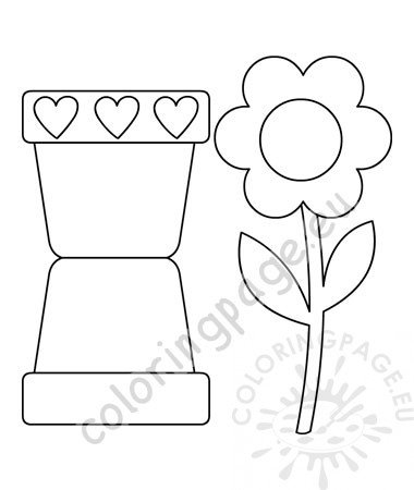 Flower pot card