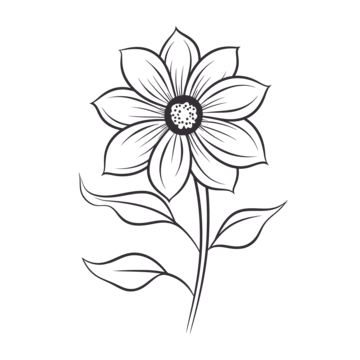Flower tattoo coloring page png transparent images free download vector files