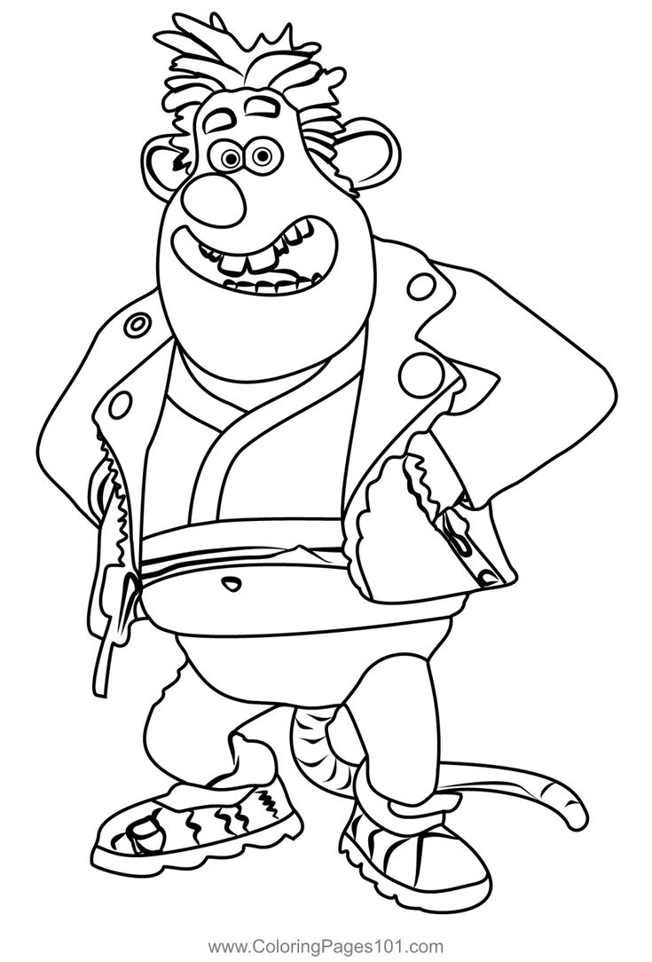 Sid from flushed away coloring page coloring pages castle coloring page animal coloring pages