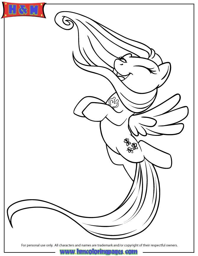 My little pony happy fluttershy coloring page free bubakids cute coloring pages coloring pages cartoon coloring pages