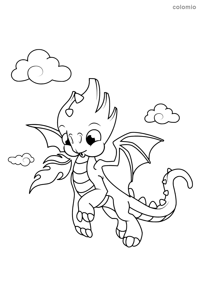 Dragons coloring pages free printable dragon coloring sheets
