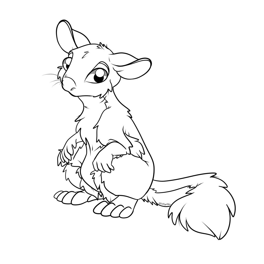 Flying squirrel coloring page by imaginheart on