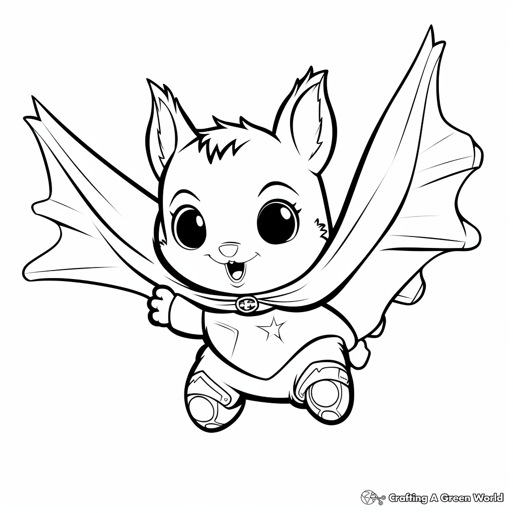 Flying squirrel coloring pages