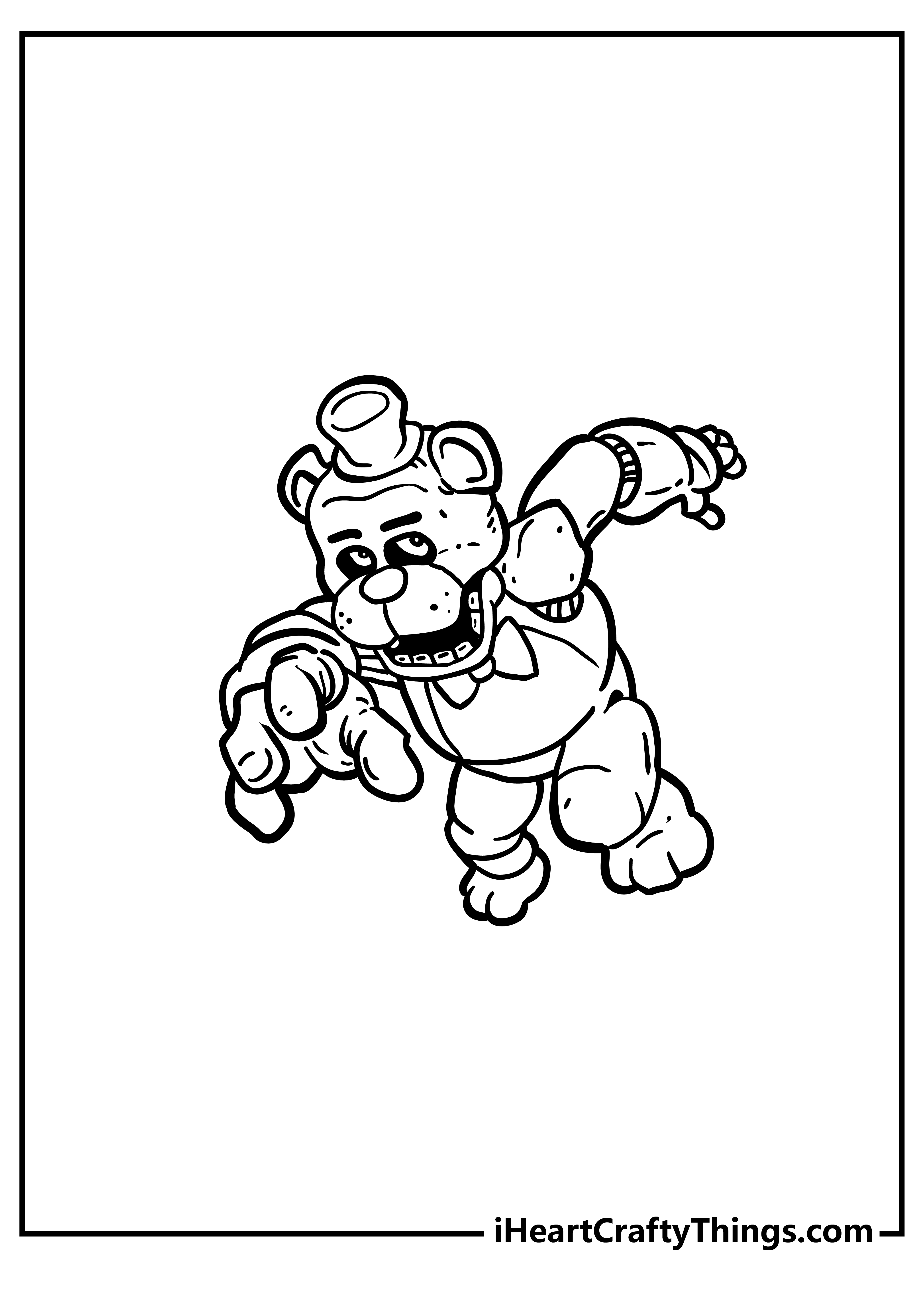 Five nights at freddys coloring pages free printables
