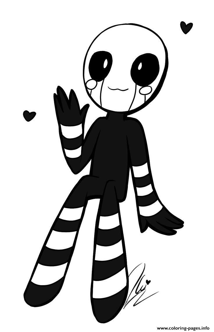 Print marionette five nights at freddys fnaf coloring pages fnaf coloring pages fnaf marionette fnaf