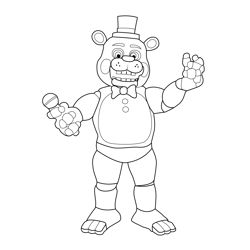 Fnaf coloring pages for kids