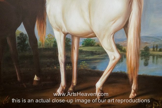 George stubbs mares and foals in a landscape painting reproductions save