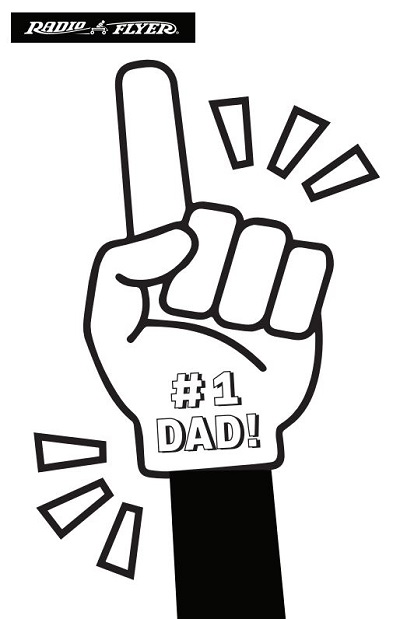 Printable fathers day cards and fun activities radio flyer