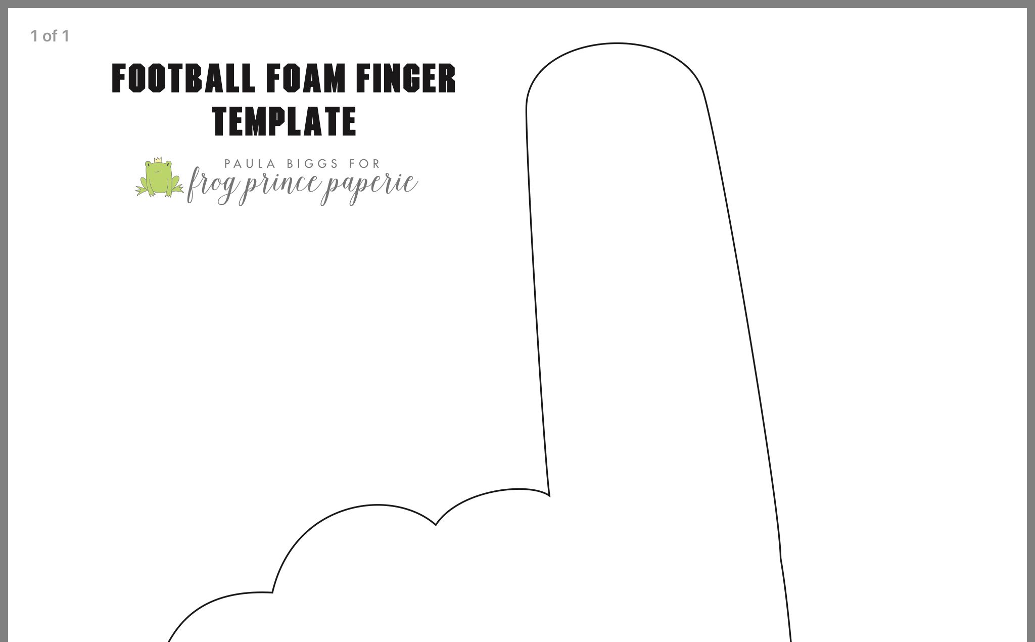 Pin by d deau on activities letter a crafts super bowl crafts foam finger