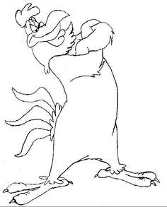Foghorn leghorn cartoon coloring pages cartoon tattoos cartoon drawings
