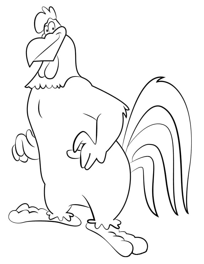 Foghorn leghorn coloring pages