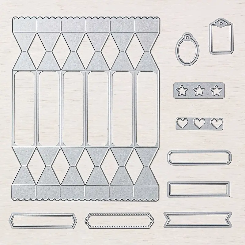 D foldable candy box metal cutting dies mini tag die cut