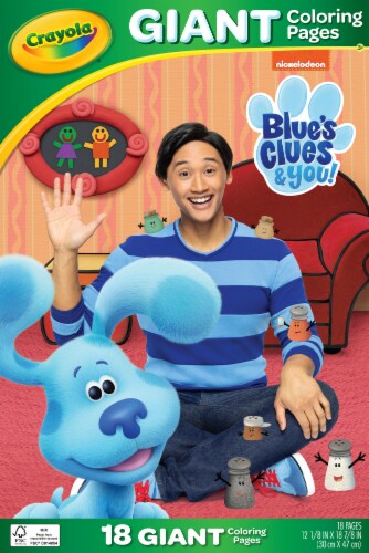 Crayola giant coloring pages blues clues you ct
