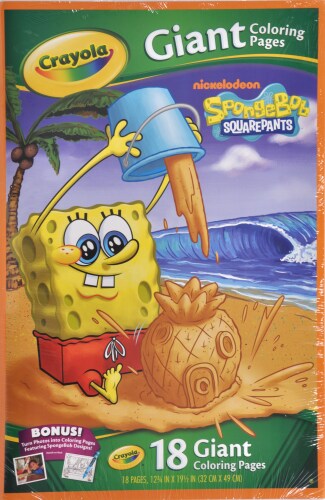 Crayola nickelodeon giant coloring pages count