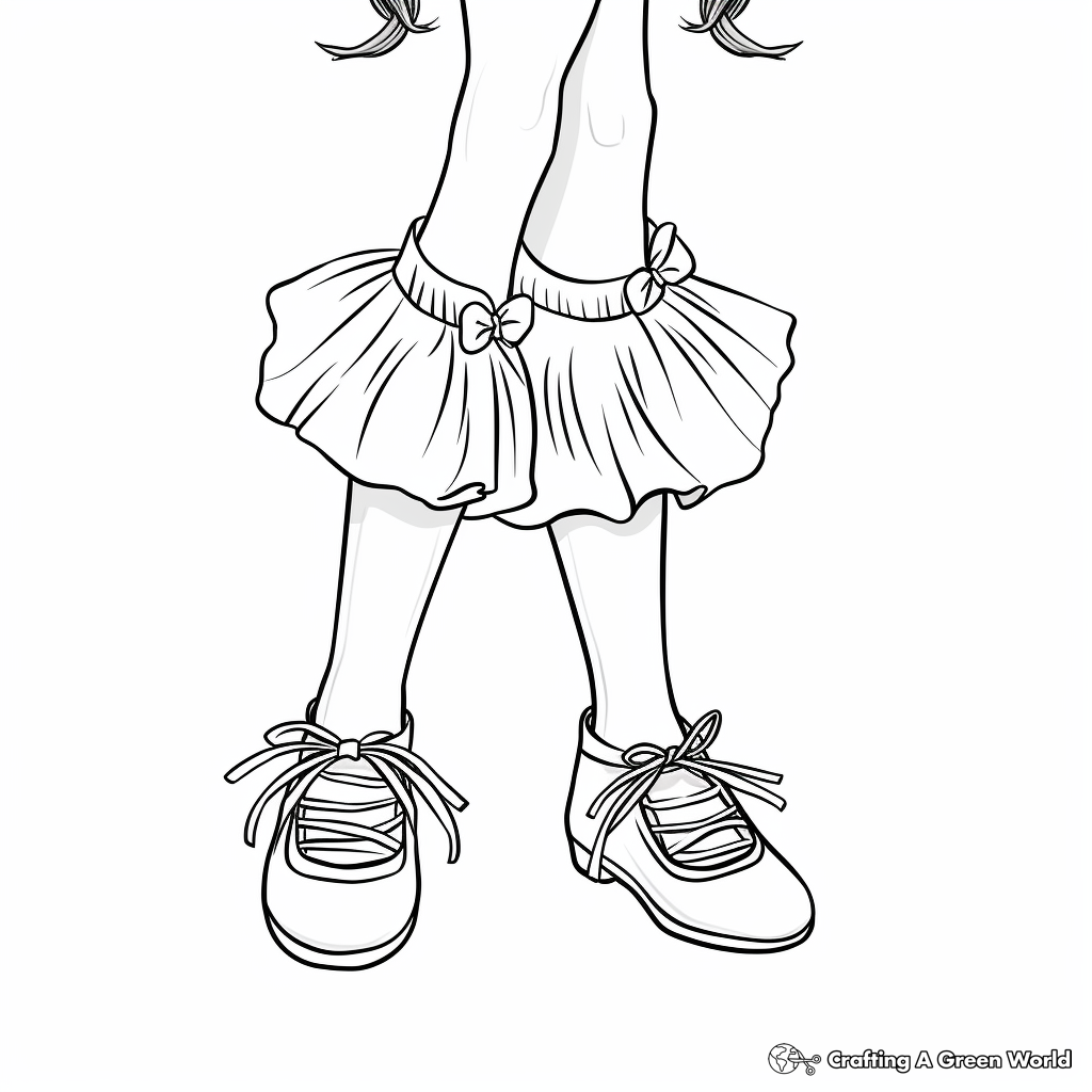 Feet coloring pages